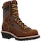 Georgia Boot LTX Logger, Waterproof Work Boot, 10 M, 9 in Height, Crazy Horse GB00616 - alternate 1